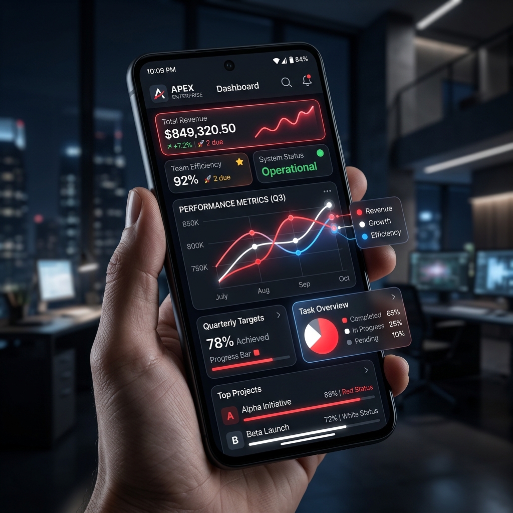 Mobilteg Application Interface