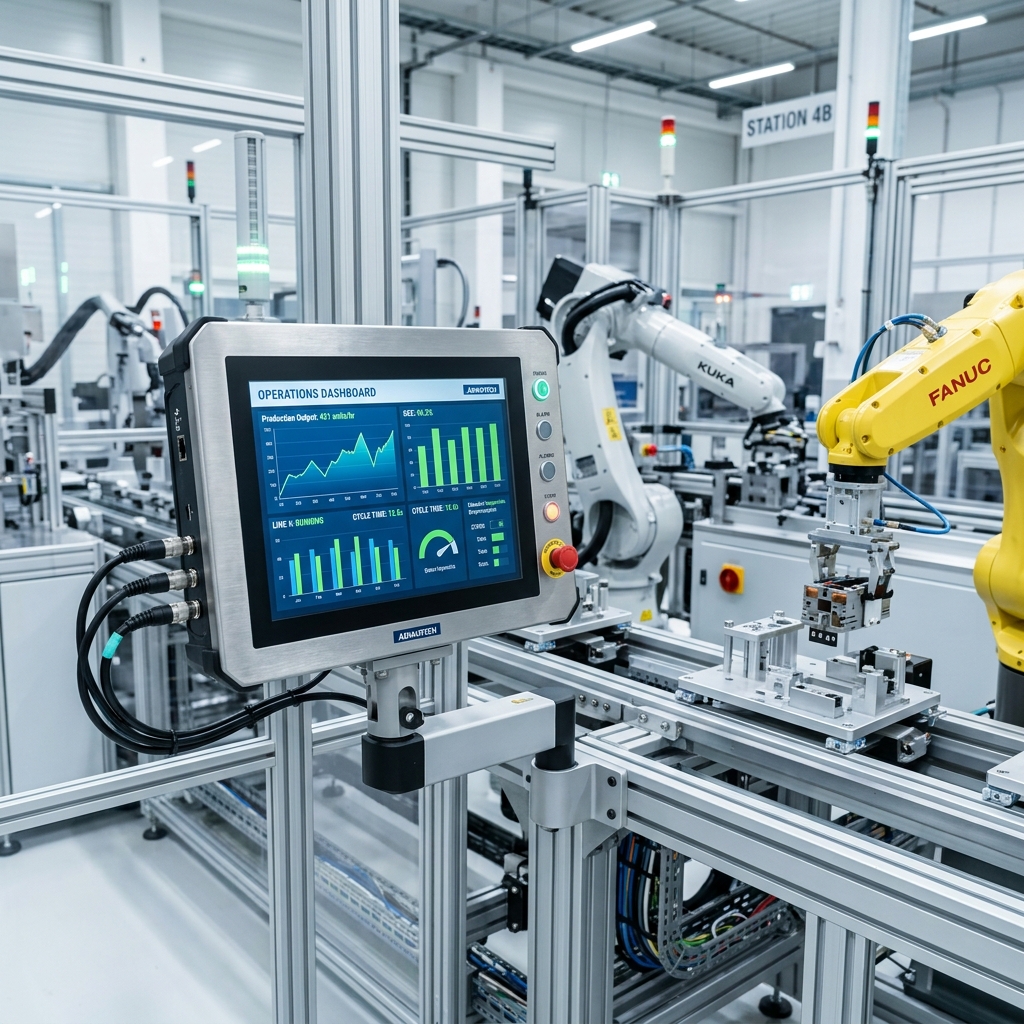 Fabrika Panel PC Arayüzü